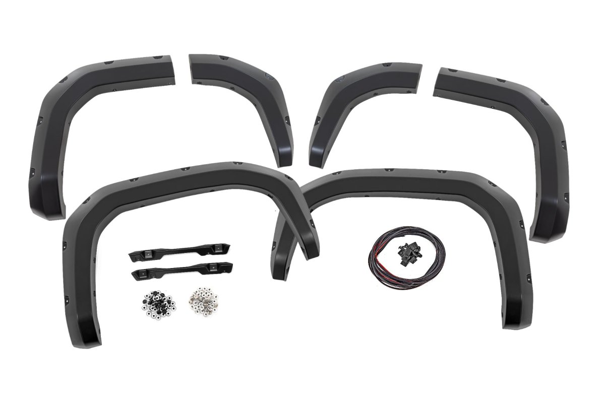 Toyota 4Runner Fender Flares - Rough Country - Pocket - Flat Black - '25-'26